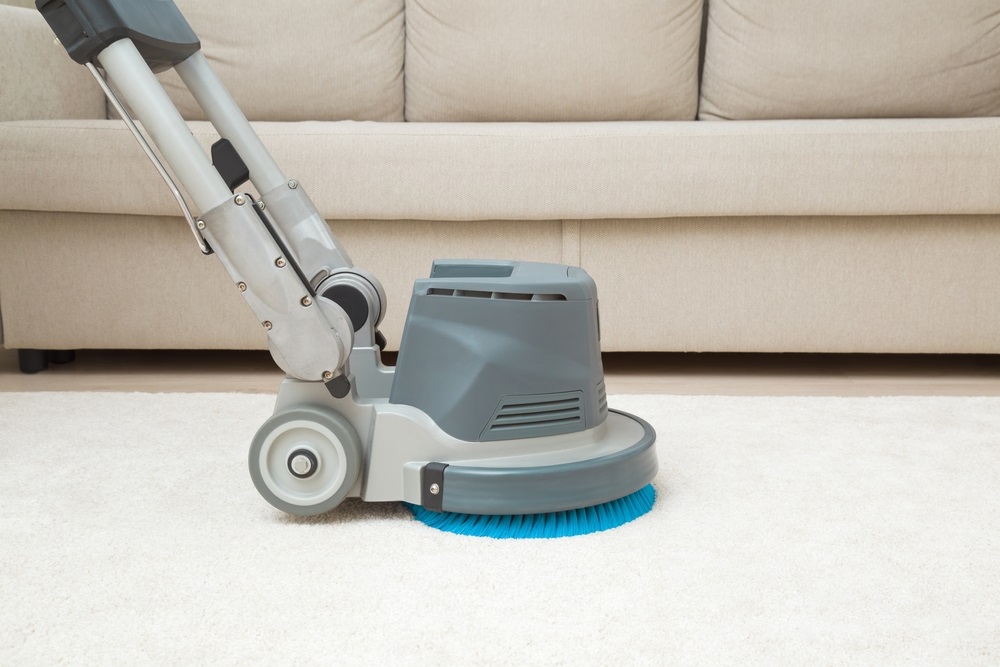 A spotless white rug being cleaned with gentle products, demonstrating effective methods for how to clean white rug.